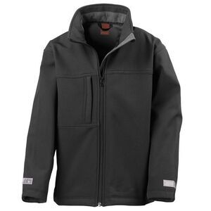 Result Childrens/Kids Classic Soft Shell Jacket / Black